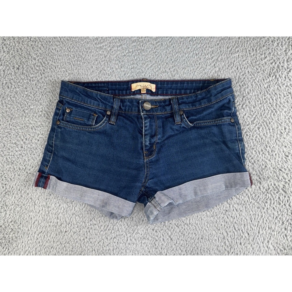 Sanctuary Denim Shorts Women 26 Cuffed Hem Medium Wash Festival Western